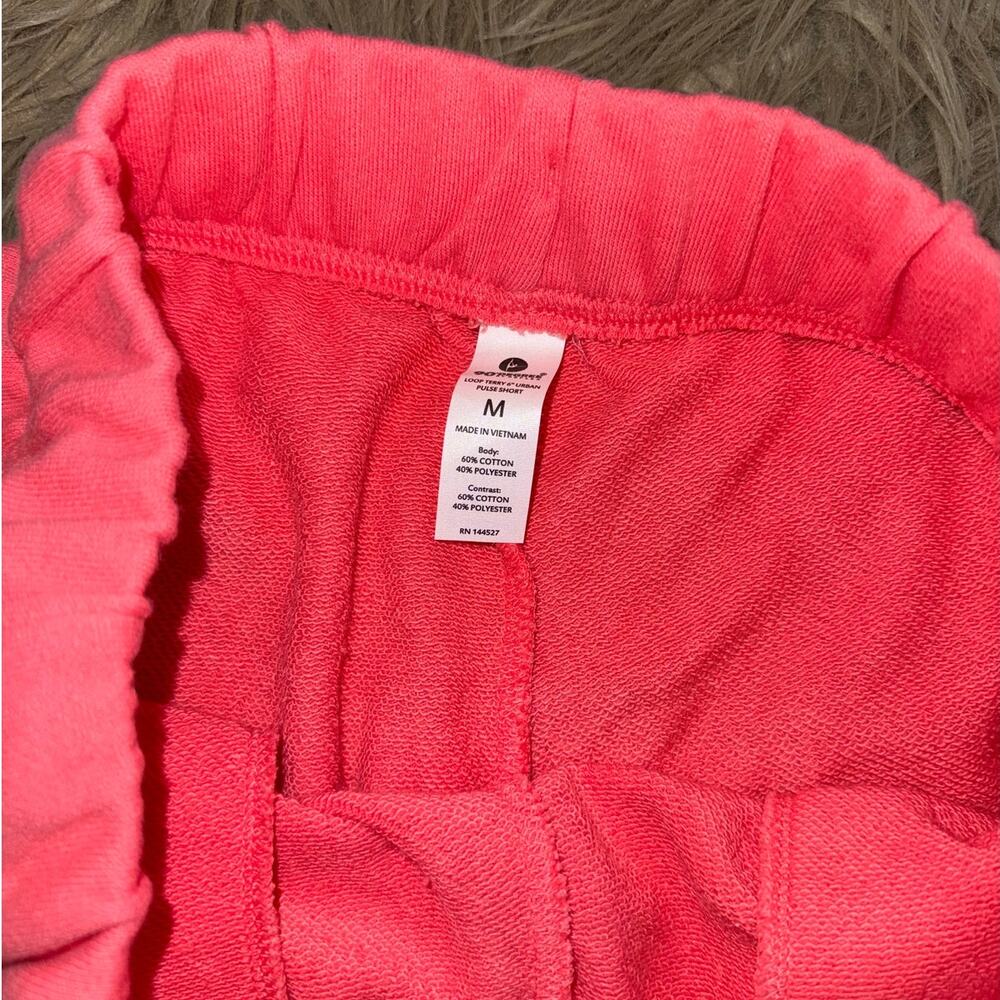 New 90 Degree Loop Terry 6" Urban Pulse Short Coral Women's size M - Picture 4 of 6